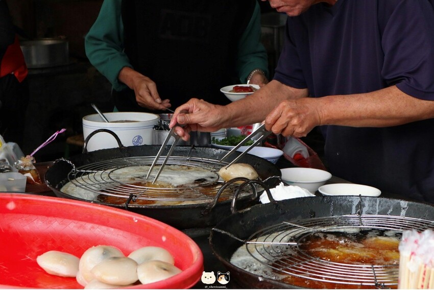彰化鹿港｜在地美食｜肉圓林．在地經營幾十年的三代老店，低溫油