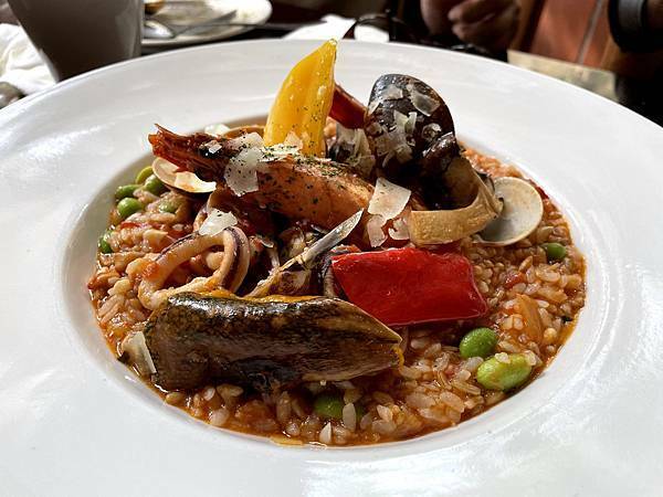 新竹寶山水庫│沙湖壢咖啡館-番茄漁夫海鮮燉飯