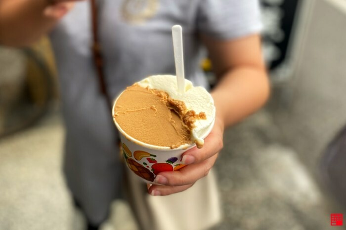 台北市大同區台北美食／寧夏夜市必吃劉芋仔！米其林必比登連五年推薦的美味芋丸、蛋黃芋餅