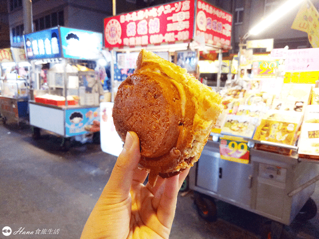 【台北萬華】丸田飛碟燒 | 廣州街夜市(艋舺夜市) 餡料爆多的國宴指定傳統甜點 外皮像鬆餅口感