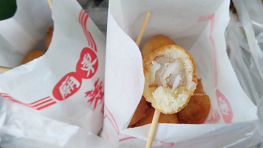 廟東菱角酥。媽祖廟旁現炸酥綿菱角酥,豐原人氣排隊涮嘴小吃 - 蘋果話日常