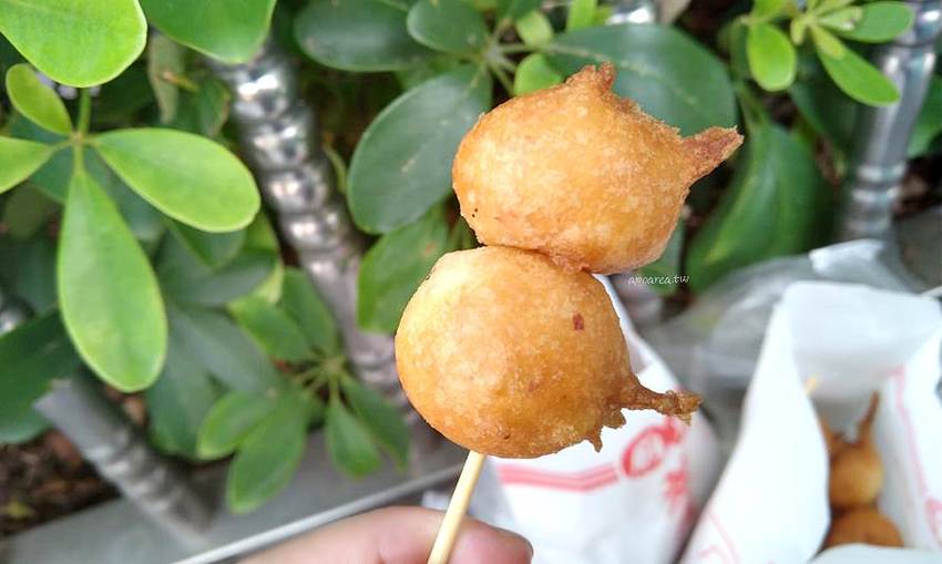 廟東菱角酥。媽祖廟旁現炸酥綿菱角酥,豐原人氣排隊涮嘴小吃 - 蘋果話日常