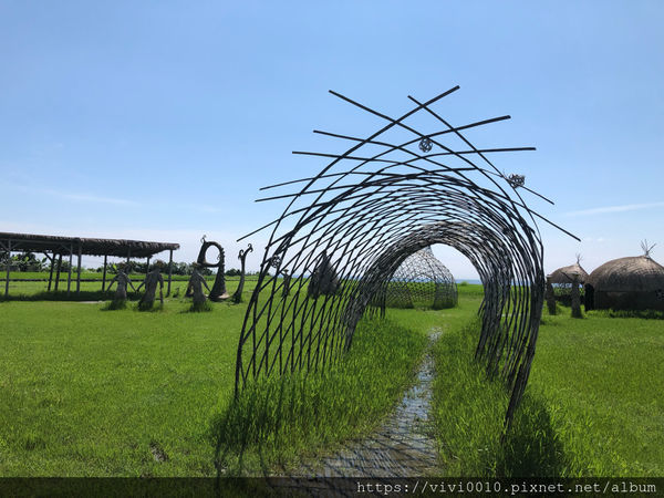 圓圓家出去玩-《花蓮景點》新社無邊際梯田，寬闊視野，藍天下的綠色稻浪，最佳打卡景點