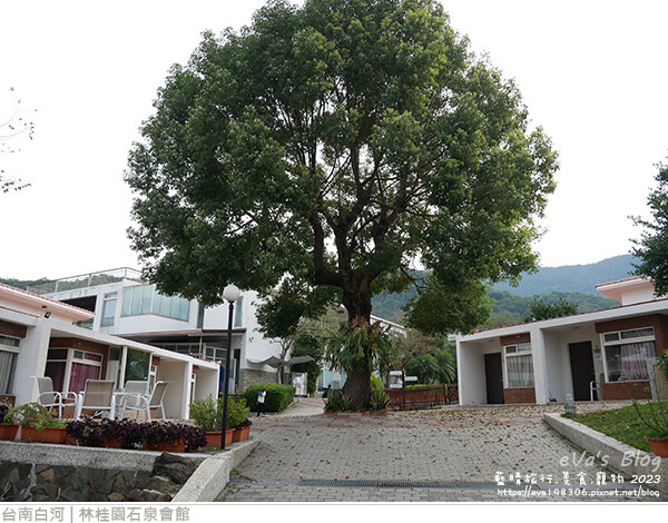【台南住宿】林桂園石泉會館(寵物友善溫泉會館)，獨房獨戶環境舒適寧靜很有渡假氣氛，顏色如泥水的泥漿溫泉