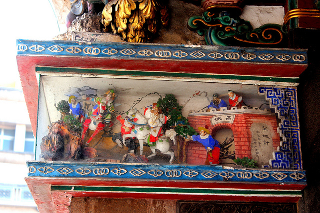 雲林北港，遊老街拜媽祖吃大餅，沒看到北港六尺四！