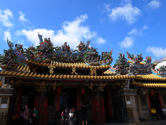 雲林北港，遊老街拜媽祖吃大餅，沒看到北港六尺四！