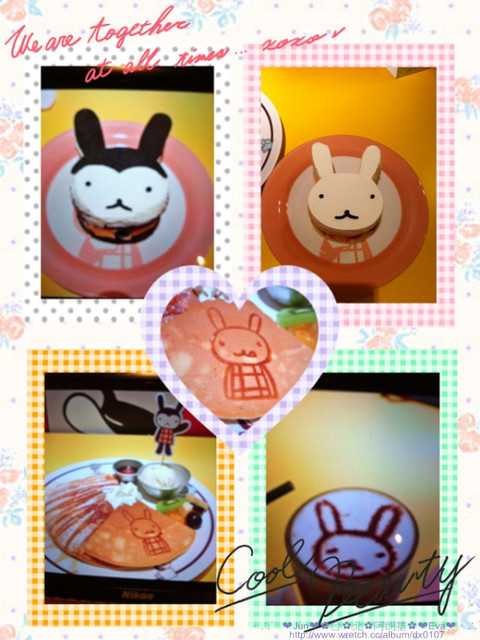 Aranzi Aronzo Cafe 阿朗基咖啡(新光三越南西店二館)：【食記】oO。。台北　ARANZI CAFE（阿朗基）　超可愛的兔兔蛋糕，能不吃嘛？！。o○。