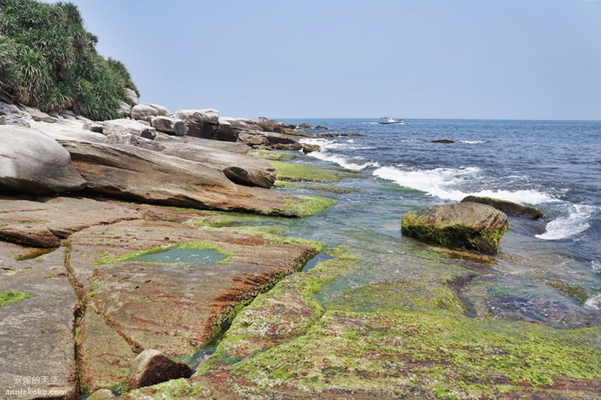 新北秘境 金山神秘海岸 絕美一線天礁岩 穿越巨岩才能抵達的夢幻海岸 - 安妮的天空