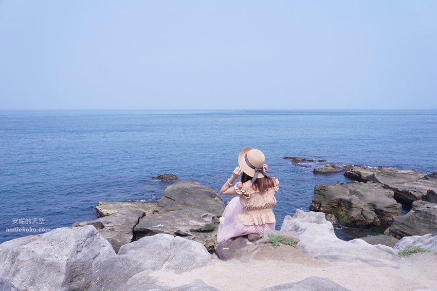 新北秘境 金山神秘海岸 絕美一線天礁岩 穿越巨岩才能抵達的夢幻海岸 - 安妮的天空