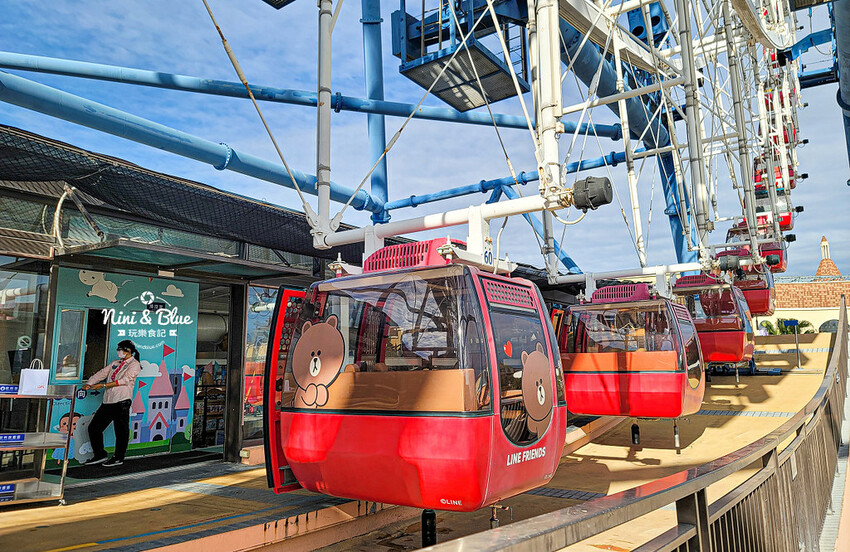 熊大的麗寶小鎮| 台中景點，超真實感LINE FRIENDS TOWN主題園區占地700坪超好拍，門票優惠看這! -妮妮布魯