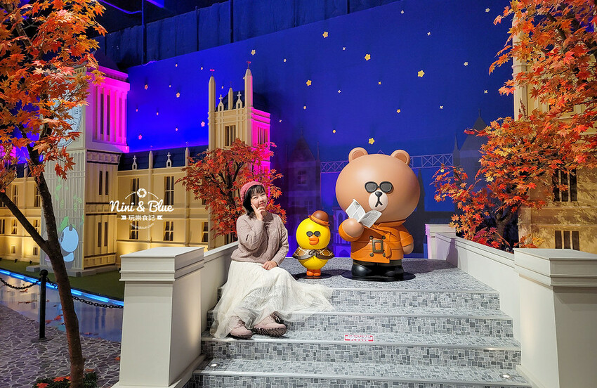 熊大的麗寶小鎮| 台中景點，超真實感LINE FRIENDS TOWN主題園區占地700坪超好拍，門票優惠看這! -妮妮布魯