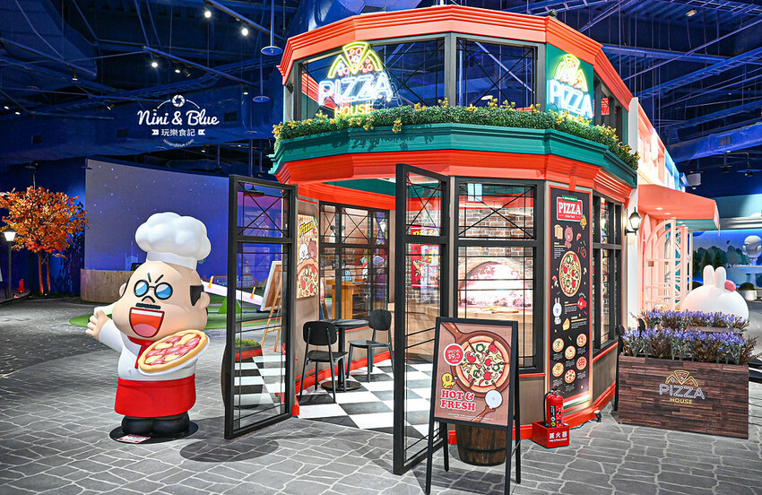 熊大的麗寶小鎮| 台中景點，超真實感LINE FRIENDS TOWN主題園區占地700坪超好拍，門票優惠看這! -妮妮布魯