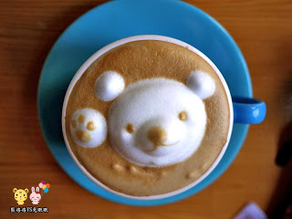 【台中52咖啡館】3D 立體小熊拉花