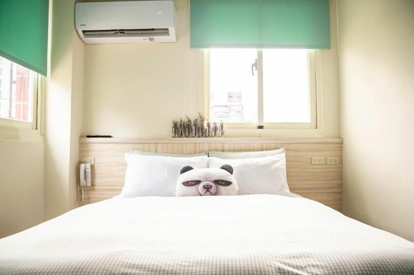 美洲溫泉商旅｜寵物友善 溫泉旅宿-藍色雙人房 (可接待寵物}-4