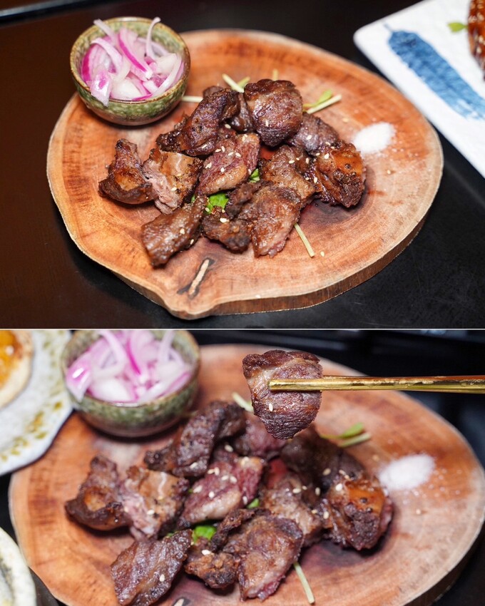 平價居酒屋推薦!「紅紅木串燒」餐點有近百種選擇,更還有不少特色私房料理,營業至凌晨四點,完全是聚餐宵夜首選!(日式串燒/熱炒/啤酒/鍋物) - 阿華田的美食日記