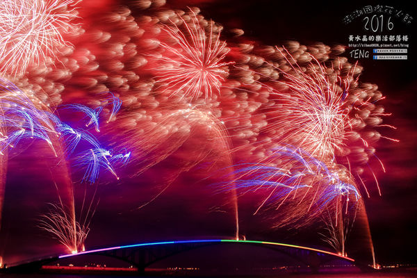 2016澎湖國際海上花火節 | 澎湖縣/馬公市 (來澎湖必看,六國煙火團隊輪流施放,史上最長開幕式長達40分鐘)