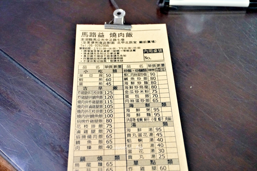 【澎湖】馬路益燒肉飯 甜鹹口味燒肉飯 在地推薦冷氣超強巷子內美食 - 水晶安蹄 不務正業過生活