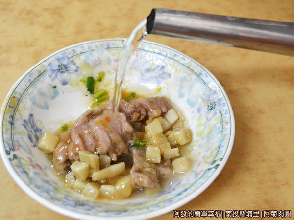 阿菊肉圓19-記得留下肉圓餡料