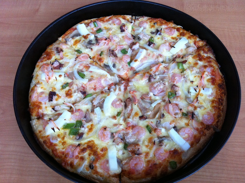 每次去中和一定要吃【馬力歐手工pizza】好香好香好香 食指大動！