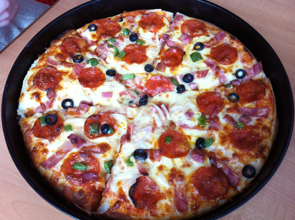 每次去中和一定要吃【馬力歐手工pizza】好香好香好香 食指大動！