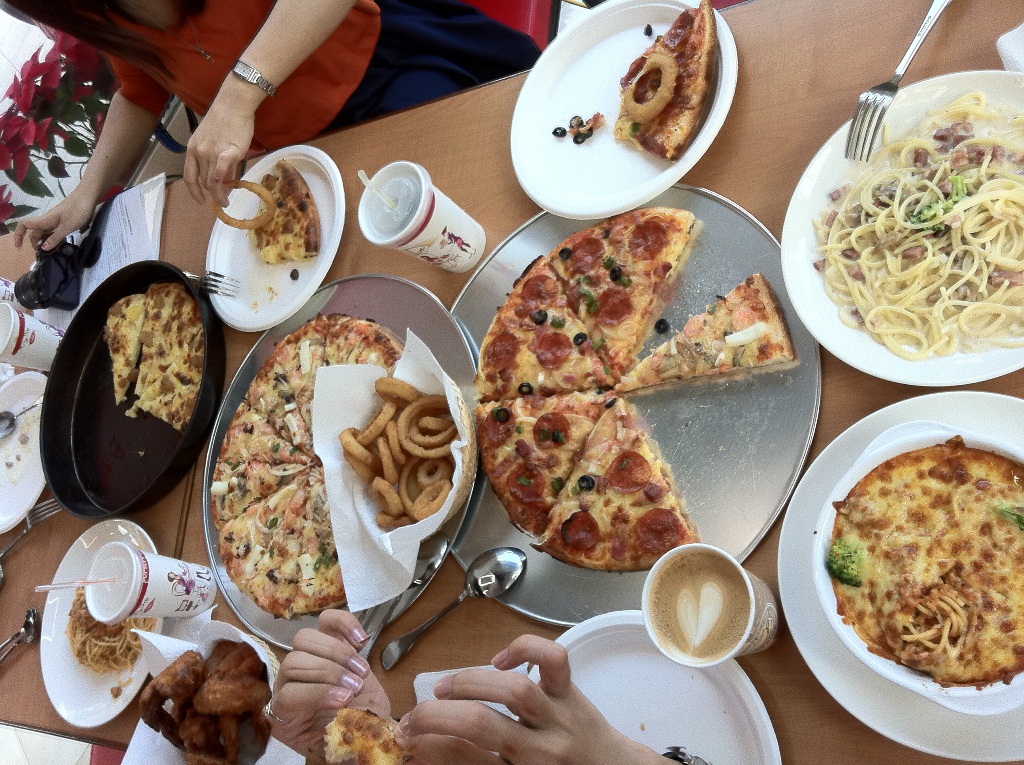 每次去中和一定要吃【馬力歐手工pizza】好香好香好香 食指大動！