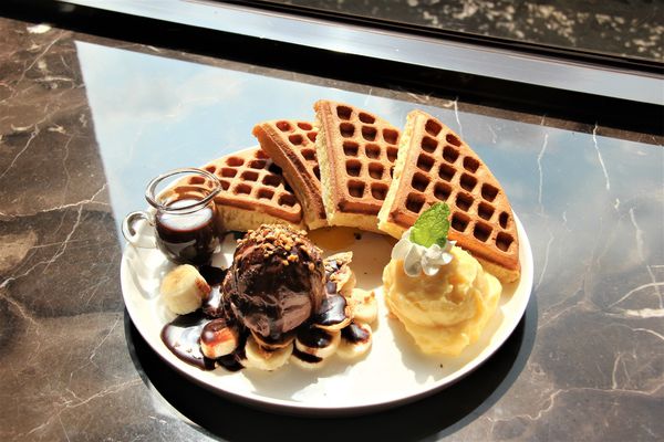 香蕉巧克力冰淇淋鬆餅 (4).JPG 香蕉巧克力冰淇淋鬆餅 (4).JPG