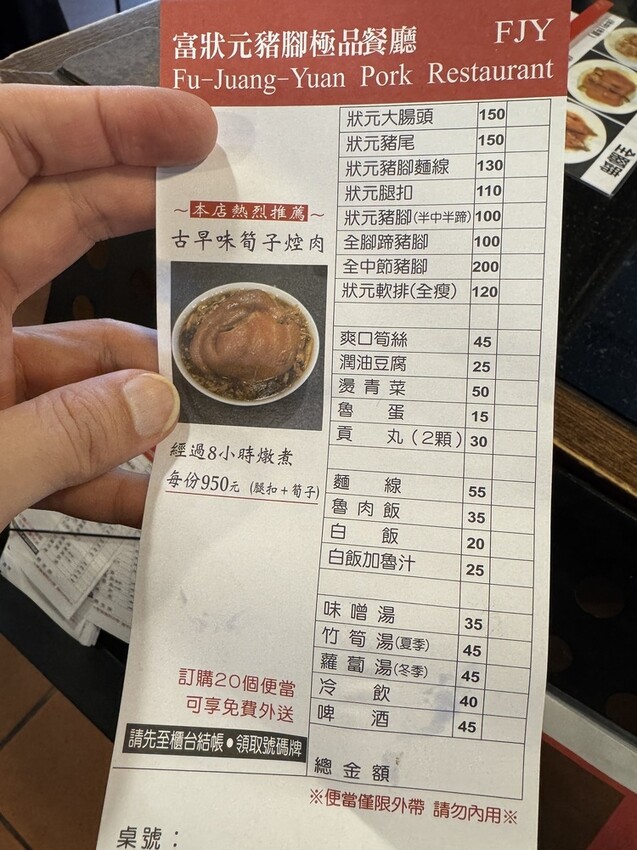 【台中西區美食】富狀元豬腳, 【台中西區美食】富狀元豬腳,