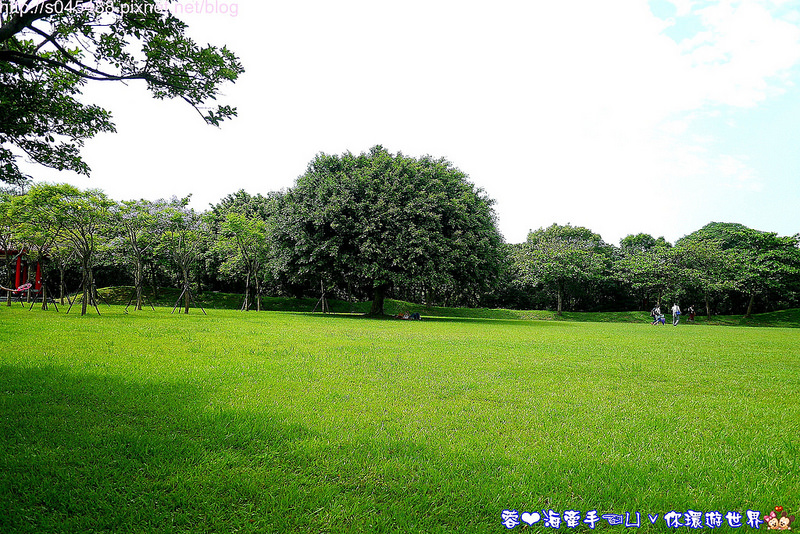 【桃園▍親子旅遊】大溪埔頂公園ღ家裡附近的公園,宛如開機畫面般的風景