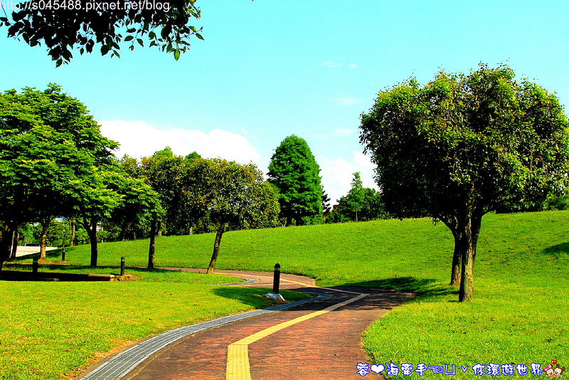 【桃園▍親子旅遊】大溪埔頂公園ღ家裡附近的公園,宛如開機畫面般的風景