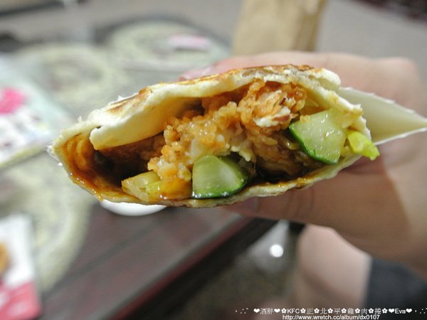 【食記】oO。。各地都有的KFC 正北平雞肉捲。。o○