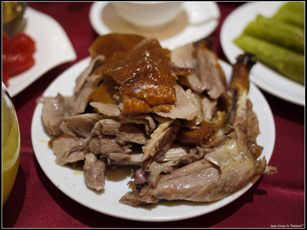 [蘭城晶英酒店-紅樓中餐廳] 霸王櫻桃鴨, 一鴨五吃, 烤鴨界的夢幻逸品