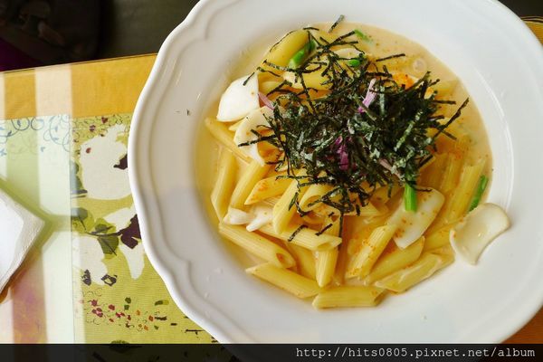 瑪琪朵義式廚房(峨嵋店)：台北-在口中彈跳明太子花枝奶油筆管麵.瑪琪朵義式廚房