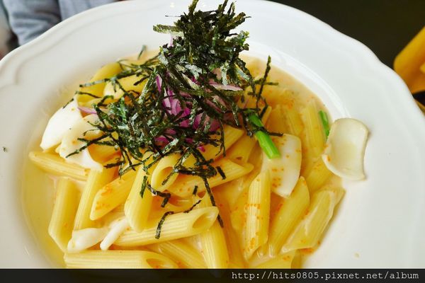 瑪琪朵義式廚房(峨嵋店)：台北-在口中彈跳明太子花枝奶油筆管麵.瑪琪朵義式廚房