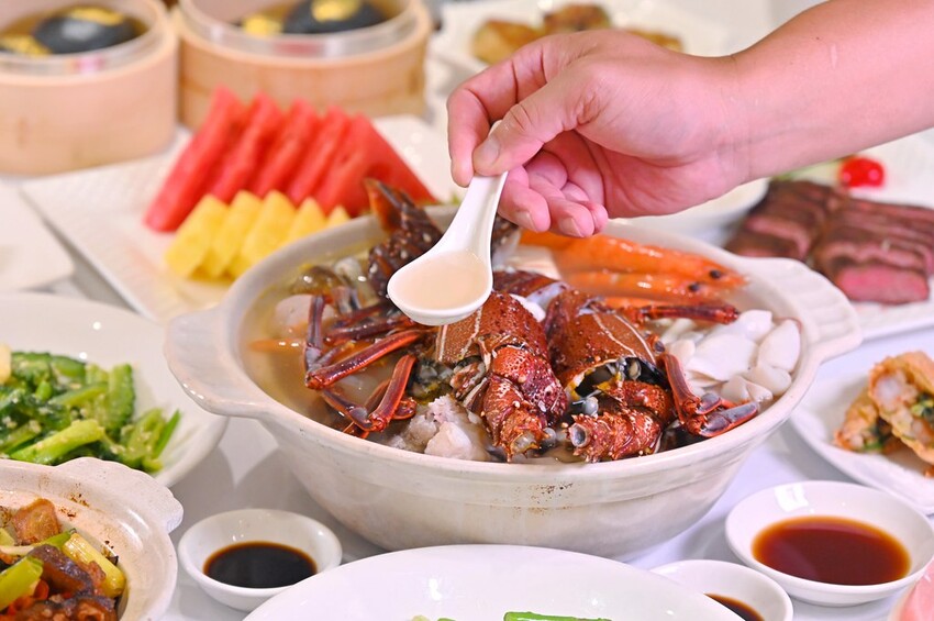 台中海鮮餐廳消費滿額送澎湃澳洲龍蝦海鮮鍋 澎湖新鮮直送海鮮網友好評推薦/阿利海鮮
