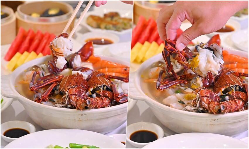 台中海鮮餐廳消費滿額送澎湃澳洲龍蝦海鮮鍋 澎湖新鮮直送海鮮網友好評推薦/阿利海鮮