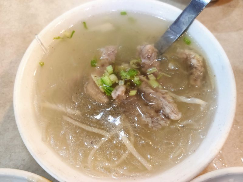 台中肉員 冬粉湯