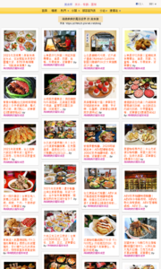 海綿飽飽的鳳梨城堡的美食牆