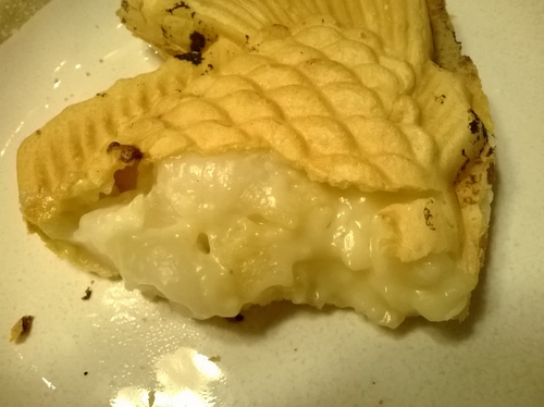 若葉鯛魚燒：爆漿的白玉cheese鯛魚燒、美食記者上門來~~~若葉鯛魚燒