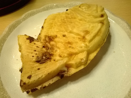 若葉鯛魚燒：爆漿的白玉cheese鯛魚燒、美食記者上門來~~~若葉鯛魚燒