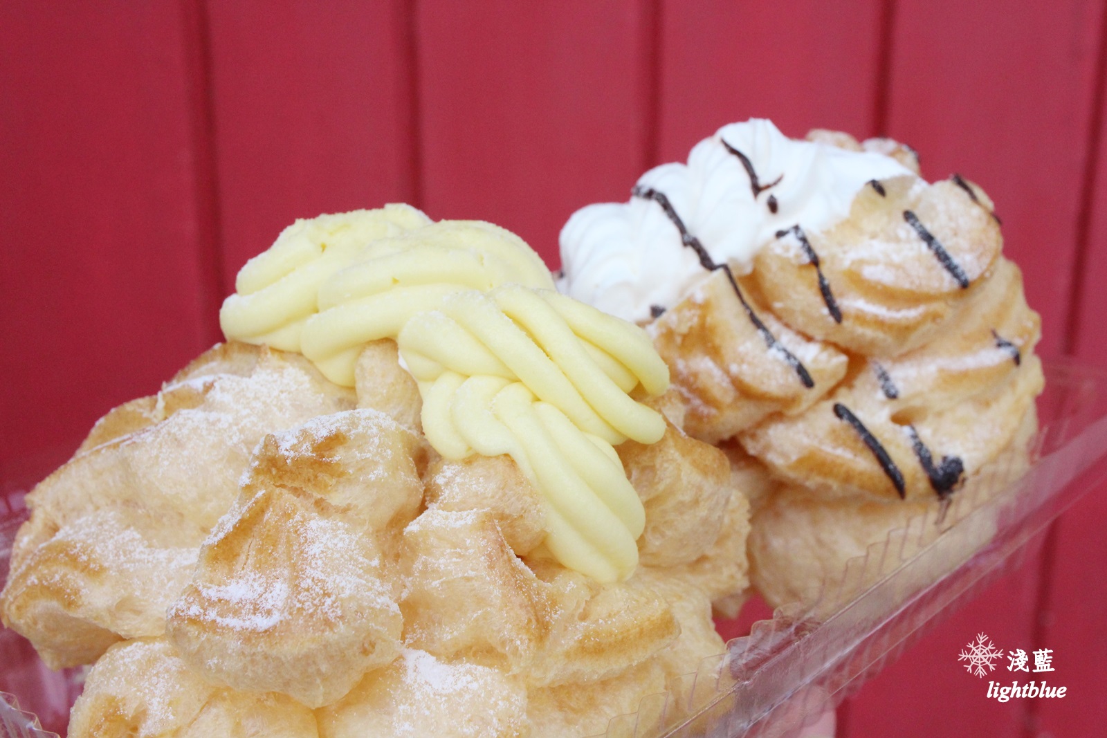嘉義美食：淺藍 × 貓尾巴Cats tail～隨時都大排長龍的泡芙