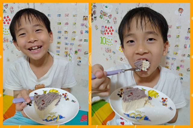 簡單真實的甜點，彌月蛋糕推薦~起士公爵/純粹原味+雪釀香芋乳酪蛋糕，不只漂亮.更是美味!