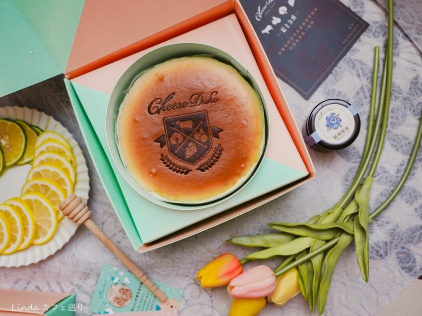彌月禮盒推薦 ⟪ 起士公爵 ⟫ 蜜韻青檸乳酪蛋糕 / 北國藍莓乳酪蛋糕開箱|六吋繽紛彩盒