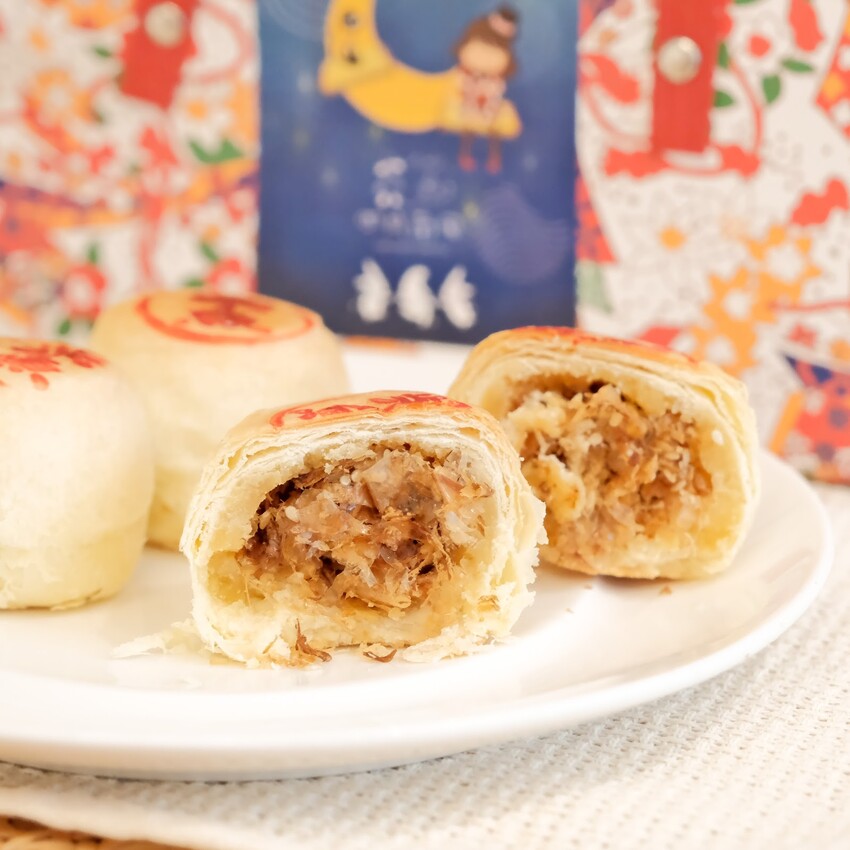 【中秋月餅推薦】台中四月南風～柴魚酥、雪月沙～台中必買伴手禮