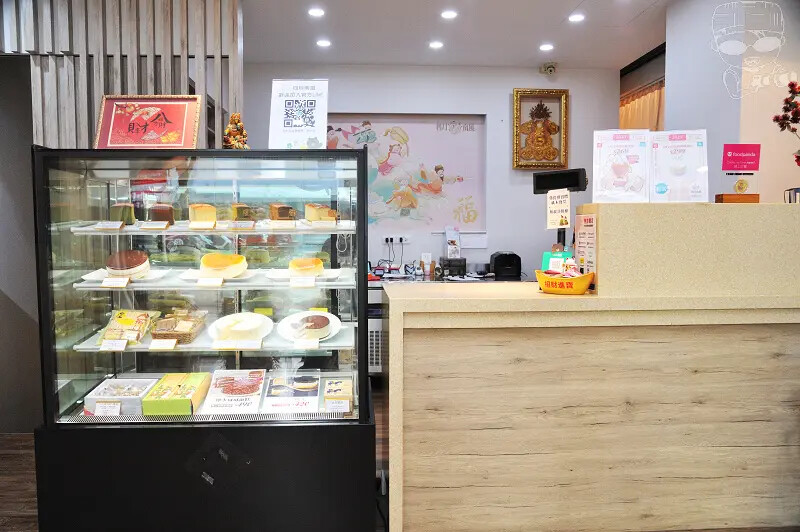 台中好吃蛋糕分享,【四月南風】水晶芋頭奶酪蛋糕,真材實料新鮮