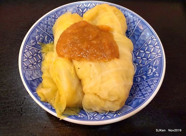 The Tempura,Fried Fish Cake & cabbage roll at Taipei traditional store, Taipei, Taiwan, Nov 17,2019