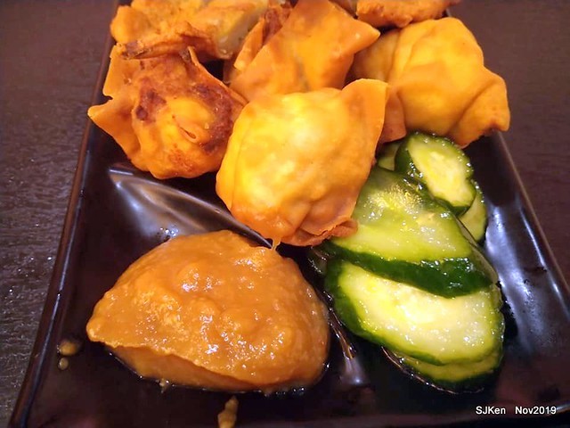 The Tempura,Fried Fish Cake & cabbage roll at Taipei traditional store, Taipei, Taiwan, Nov 17,2019