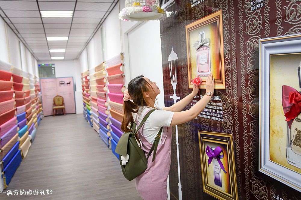 彰化鹿港景點》緞帶王 免門票觀光工廠 情侶約會必訪 超唯美的繽紛彩虹牆 - 滿分的旅遊札記