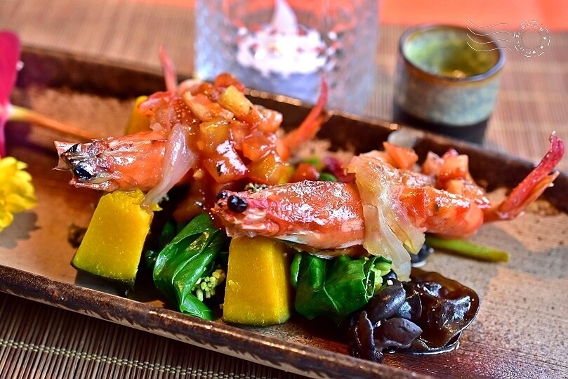 食養山房:草蝦、南瓜、芥藍和黑木耳