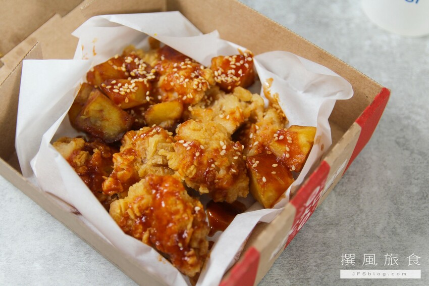 肯德基「韓辛甜薯無骨大口脆雞」好吃嗎？肯德基韓式炸雞記得搭配優惠券！