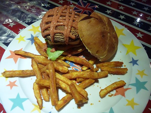 WORTHY活西美式餐飲：素食漢堡初体驗--WORTHY活西美式餐飲口碑券体驗心得